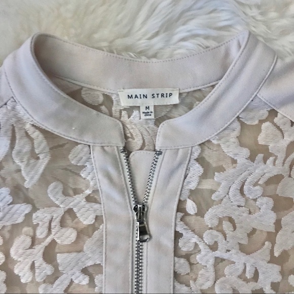 Sheer Floral Jacket with Pockets (NWOT) - Picture 3 of 4